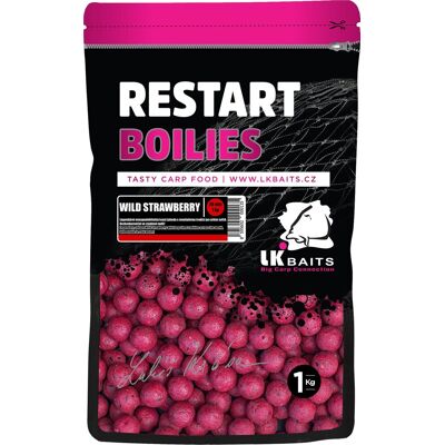 LK Baits Boilie Restart Wild Strawberry 20mm 1kg LK Baits Boilie Restart Wild Strawberry 20mm 1kg