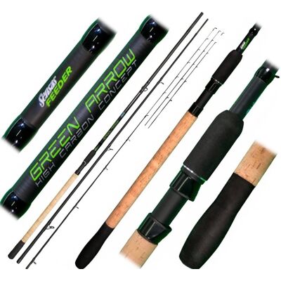 Sensas Green Arrow Feeder M/H 3,6m 70-120g Sensas Green Arrow Feeder M/H 3,6m 70-120g