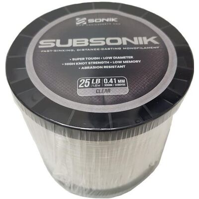 Sonik Subsonik Clear 0,31mm 15lb 3000m Sonik Subsonik Clear 0,31mm 15lb 3000m