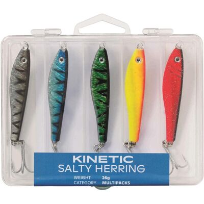 Kinetic Salty Herring - Sůl vody rybářský nástraha - 42g 5ks Kinetic Salty Herring - Sůl vody rybářský nástraha - 42g 5ks