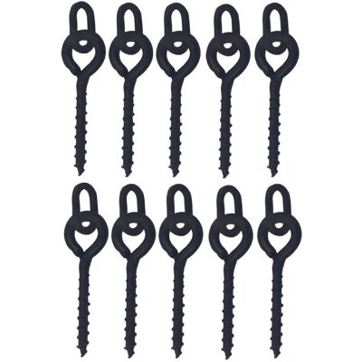 Merco Bait Screw Oval zavrtávací držák s kroužkem, 20 sad po 10 ks Merco Bait Screw Oval zavrtávací držák s kroužkem, 20 sad po 10 ks