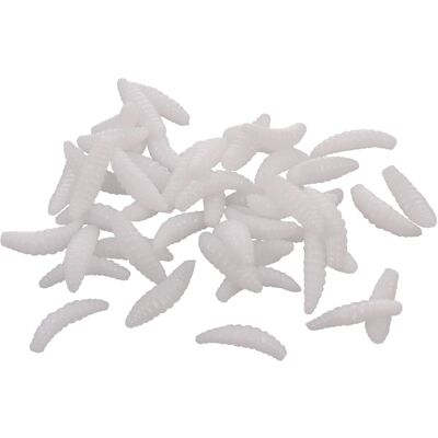 Merco Bait Soft Worms umělí červi bílí, 20 × 50 ks Merco Bait Soft Worms umělí červi bílí, 20 × 50 ks