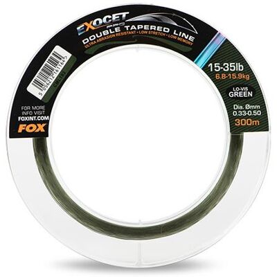Fox Exocet Pro Dvojitě Zužující se Monofilní Vlasec 300 M - Linka na Rybářskou Výbavu Fox Exocet Pro Dvojitě Zužující se Monofilní Vlasec 300 M - Linka na Rybářskou Výbavu