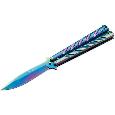 Böker Kapesní nůž Balisong Rainbow Böker Kapesní nůž Balisong Rainbow