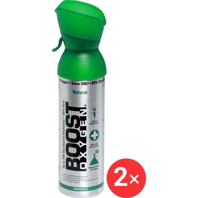 Boost Oxygen Doplňkový kyslík v plechovce Přírodní, střední, 2 × 5 l Boost Oxygen Doplňkový kyslík v plechovce Přírodní, střední, 2 × 5 l