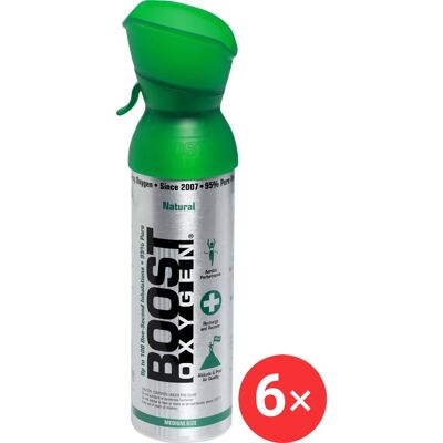 Boost Oxygen Doplňkový kyslík v plechovce Přírodní, střední, 6 × 5 l Boost Oxygen Doplňkový kyslík v plechovce Přírodní, střední, 6 × 5 l