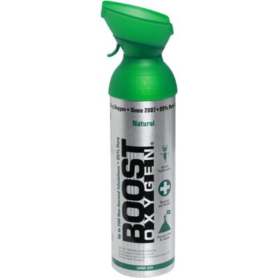 Boost Oxygen doplňkový kyslík v plechovce Přírodní, velký, 12 × 9 l Boost Oxygen doplňkový kyslík v plechovce Přírodní, velký, 12 × 9 l