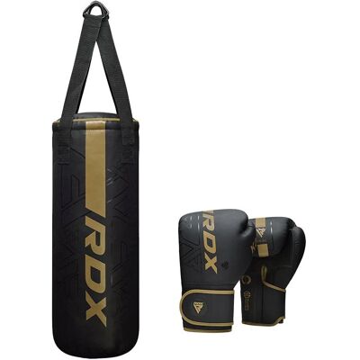 RDX Dětský boxovací pytel a rukavice F6 2FT Kara, zlatý RDX Dětský boxovací pytel a rukavice F6 2FT Kara, zlatý