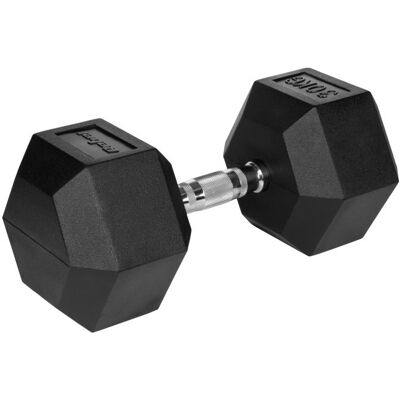 Rebel RBA-2325-30 Pogumovaná litinová činka HEX 1 × 30 kg Rebel RBA-2325-30 Pogumovaná litinová činka HEX 1 × 30 kg