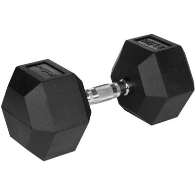 Rebel RBA-2325-22.5 Pogumovaná litinová činka HEX 1 × 22,5 kg Rebel RBA-2325-22.5 Pogumovaná litinová činka HEX 1 × 22,5 kg