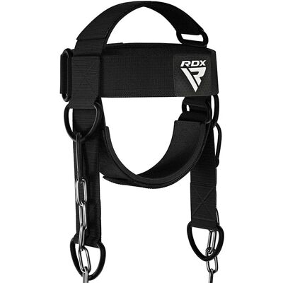 RDX HEAD HARNESS H2 PLUS posilovač krku, černý RDX HEAD HARNESS H2 PLUS posilovač krku, černý