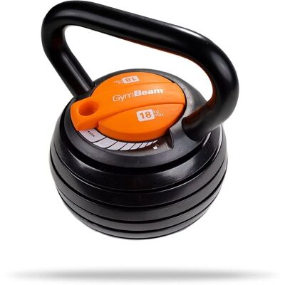 GymBeam Nastavitelný kettlebell 4,5–18 kg GymBeam Nastavitelný kettlebell 4,5–18 kg