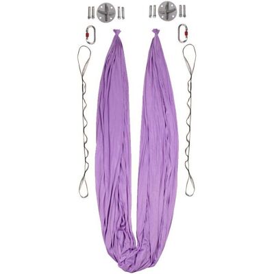 Merco Yoga Hammock síť pro jógu fialová Merco Yoga Hammock síť pro jógu fialová
