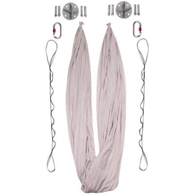 Merco Yoga Hammock síť pro jógu šedá Merco Yoga Hammock síť pro jógu šedá