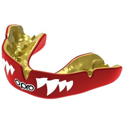 OPRO Instant custom fit jaws, červená/zlatá OPRO Instant custom fit jaws, červená/zlatá