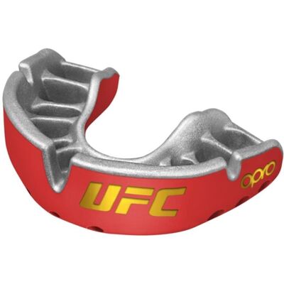 OPRO GOLD UFC, červená/stříbrná OPRO GOLD UFC, červená/stříbrná