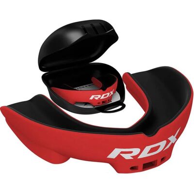RDX 3w Chránič zubů pro juniory, červeno-černý RDX 3w Chránič zubů pro juniory, červeno-černý