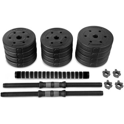 Spokey Pondus 20 Multifunkční nakládací sada činek, 20 kg Spokey Pondus 20 Multifunkční nakládací sada činek, 20 kg