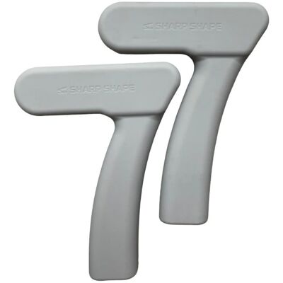 Sharp Shape Silikonové činky "7" 2 × 1kg Moonstone béžové Sharp Shape Silikonové činky "7" 2 × 1kg Moonstone béžové
