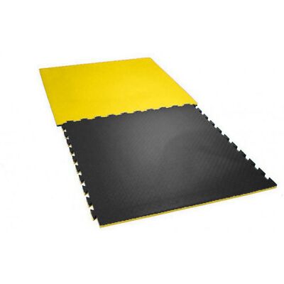 Sedco Tatami - Taekwondo podložka oboustranná 100 × 100 × 2,5 cm, žluto-černá Sedco Tatami - Taekwondo podložka oboustranná 100 × 100 × 2,5 cm, žluto-černá