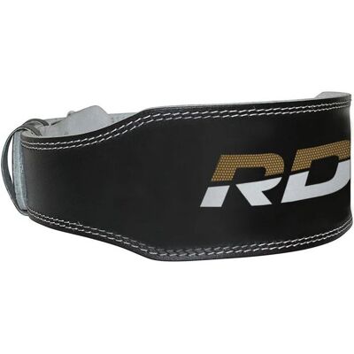 Kožený pás RDX - 4 palce široký, Černý, 2XL - Pás Kožený pás RDX - 4 palce široký, Černý, 2XL - Pás