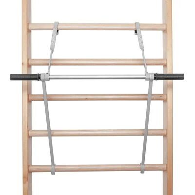 Apriori Hrazda kloub, závěsná na žebřiny, pro šíři 80 cm, rovná ocel Apriori Hrazda kloub, závěsná na žebřiny, pro šíři 80 cm, rovná ocel