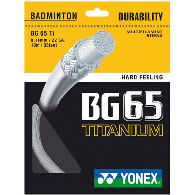 Yonex Multipack 3 ks BG 65 Ti badmintonový výplet 10 m Yonex Multipack 3 ks BG 65 Ti badmintonový výplet 10 m