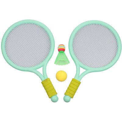 Merco Racket Ball Games sada pálek s míčky zelená, 2 sady Merco Racket Ball Games sada pálek s míčky zelená, 2 sady