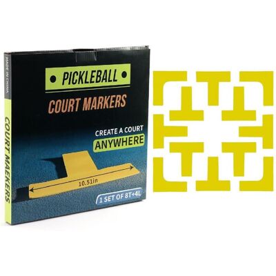 Merco Court Marker Kit lajny na pickleball, žlutý Merco Court Marker Kit lajny na pickleball, žlutý