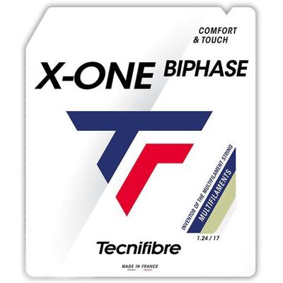 Tecnifibre X-One Biphase natural 12m 1,18 mm Tecnifibre X-One Biphase natural 12m 1,18 mm