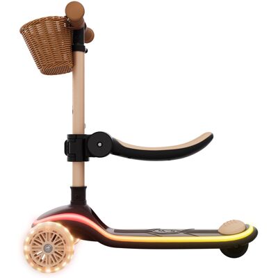 KINDERKRAFT Koloběžka a odrážedlo 2v1 Raket Up Beige KINDERKRAFT Koloběžka a odrážedlo 2v1 Raket Up Beige