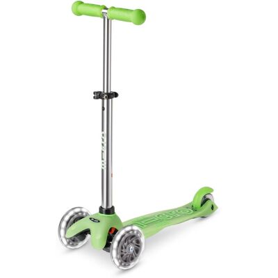 Mini Micro Deluxe Glow LED Icy Lime Scooter Mini Micro Deluxe Glow LED Icy Lime Scooter