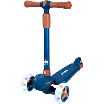 Story Mini Friends s LED kolečky scooter, modrá Story Mini Friends s LED kolečky scooter, modrá