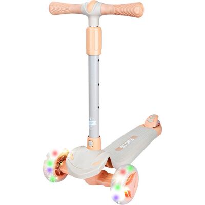 Story Mini Friends s LED kolečky scooter, bílá Story Mini Friends s LED kolečky scooter, bílá