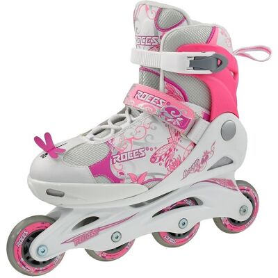 Roces Compy 6.0 Girl, bílo-růžové vel. 38-41 EU / 245-260 mm Roces Compy 6.0 Girl, bílo-růžové vel. 38-41 EU / 245-260 mm