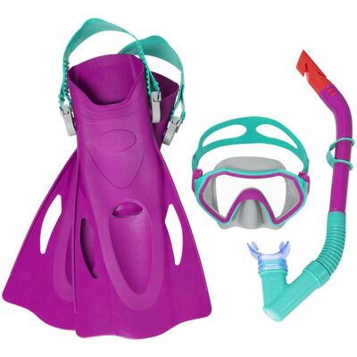 Bestway 25046 Set na potápění - maska, šnorchl a ploutve 37 - 41, fialový Bestway 25046 Set na potápění - maska, šnorchl a ploutve 37 - 41, fialový
