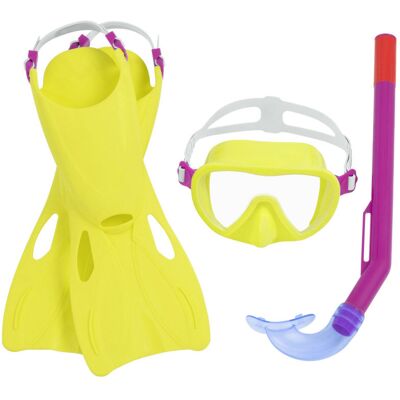 Bestway 25039 Dětský set na potápění - maska, šnorchl a ploutve 24 - 27, žlutý Bestway 25039 Dětský set na potápění - maska, šnorchl a ploutve 24 - 27, žlutý