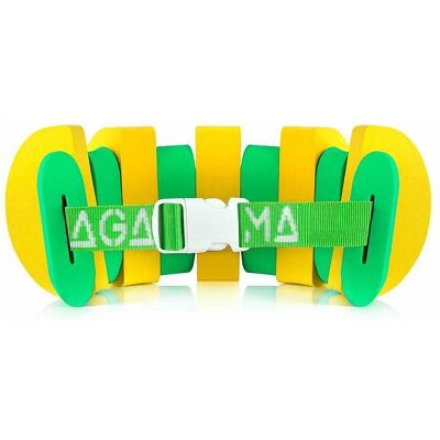 Plavecký pás Agama SWIM (7 dílů/do 14 kg), žlutá/zelená Plavecký pás Agama SWIM (7 dílů/do 14 kg), žlutá/zelená