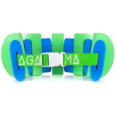 Plavecký pás Agama SWIM (9 dílů/do 18 kg), zelená/modrá Plavecký pás Agama SWIM (9 dílů/do 18 kg), zelená/modrá