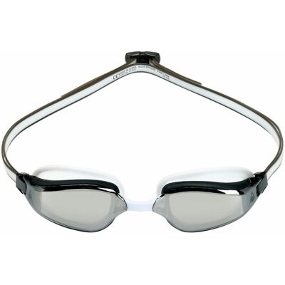 Plavecké brýle Aqua Sphere Fastlane titan. zrcadlová skla, stříbrná, bílá/šedá Plavecké brýle Aqua Sphere Fastlane titan. zrcadlová skla, stříbrná, bílá/šedá