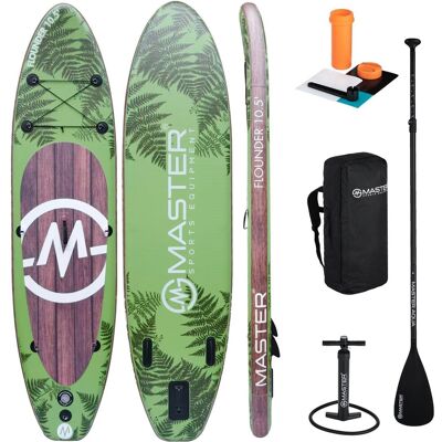 Master Paddleboard Aqua Flounder - 10.5 Master Paddleboard Aqua Flounder - 10.5