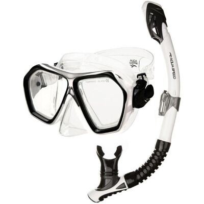 Aqua-Speed Aqua - Speed Blaze Borneo potápěčský set bílý Aqua-Speed Aqua - Speed Blaze Borneo potápěčský set bílý
