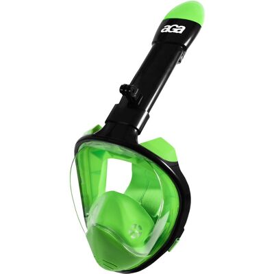 Aga Celoobličejová šnorchlovací maska L/XL DS1113 černá/zelená Aga Celoobličejová šnorchlovací maska L/XL DS1113 černá/zelená