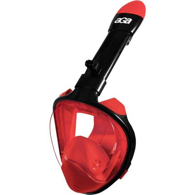 Aga Celoobličejová šnorchlovací maska S/M DS1121 černá/červená Aga Celoobličejová šnorchlovací maska S/M DS1121 černá/červená