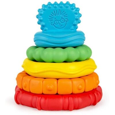 Baby Einstein Kousátko stohovací 2v1 Stack&Teethe™ Baby Einstein Kousátko stohovací 2v1 Stack&Teethe™