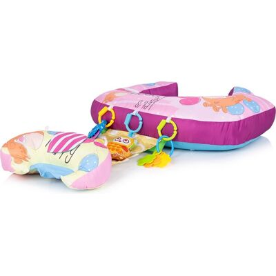 CHIPOLINO Multifunkční dětský polštář 5v1, pink CHIPOLINO Multifunkční dětský polštář 5v1, pink