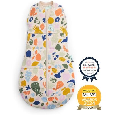 ERGOPOUCH Zavinovačka a vak na spaní 2v1 Cocoon Fruit Salad 3-6 m, 6-8 kg, 2,5 tog ERGOPOUCH Zavinovačka a vak na spaní 2v1 Cocoon Fruit Salad 3-6 m, 6-8 kg, 2,5 tog