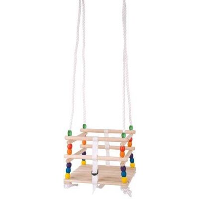 Bigjigs Toys Dřevěná korálková houpačka Bigjigs Toys Dřevěná korálková houpačka