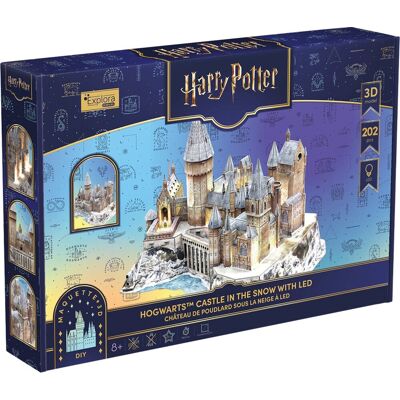 CubicFun LED Harry Potter: Zasněžený hrad v Bradavicích LED 202 dílků - 3D puzzle CubicFun LED Harry Potter: Zasněžený hrad v Bradavicích LED 202 dílků - 3D puzzle