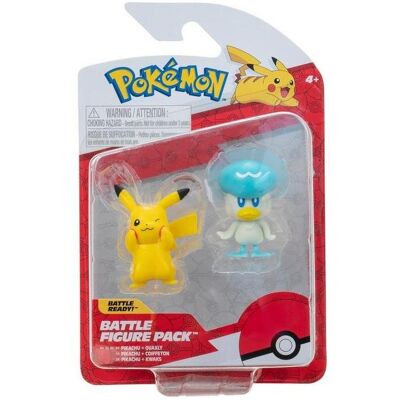 Jazwares Pokémon Battle pack Pikachu a Quaxly Jazwares Pokémon Battle pack Pikachu a Quaxly